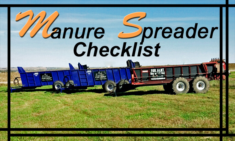 Manure Spreader Checklist